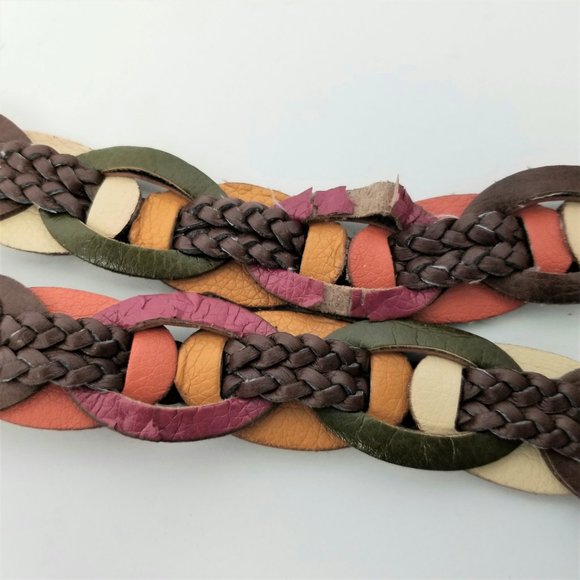 Fun Seventies Style Faux Leather Belt - Picture 5 of 6